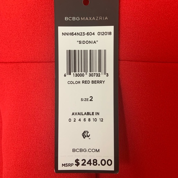 ⚠️SOLD⚠️ *NWT* BCBG Sidonia Womens Strappy Cocktail Dress - Picture 6 of 6